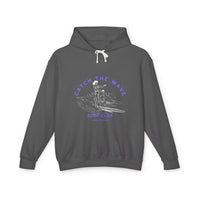 Load image into Gallery viewer, Surf Club Lightweight Hoodie - Catch the Wave, Summer Vibes, Casual Wear, Beach Days, Surfing Gifts, Unisex Apparel
