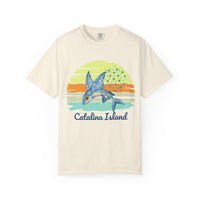 Load image into Gallery viewer, Catalina Island Garment-Dyed T-shirt, Beach Vibes Tee, Summer Fashion, Ocean Lover Gift, Casual Wear, Travel Souvenir
