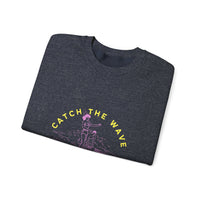Load image into Gallery viewer, Catch the Wave Unisex Crewneck Sweatshirt – Cozy, Beachy Vibes, Ideal for Surfers, Perfect for Casual Outings, Gifts for Ocean Lovers
