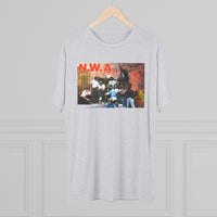 Load image into Gallery viewer, N.W.A. Unisex Tri-Blend Crew Tee | Hip Hop Apparel, Music Lover Gift, Streetwear Fashion, Retro Graphic Tee, Casual Wear

