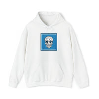 Load image into Gallery viewer, Zia Blue Skull Unisex Heavy Blend™ Hooded Sweatshirt
