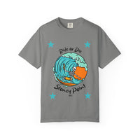 Load image into Gallery viewer, Surf Lifestyle T-Shirt, Ride or Die Design, Beachwear, Unisex Summer Tee, Casual Outdoor Shirt, Great for Gift, Surfing Enthusiasts
