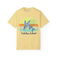 Load image into Gallery viewer, Catalina Island Garment-Dyed T-shirt, Beach Vibes Tee, Summer Fashion, Ocean Lover Gift, Casual Wear, Travel Souvenir
