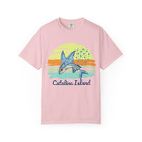 Load image into Gallery viewer, Catalina Island Garment-Dyed T-shirt, Beach Vibes Tee, Summer Fashion, Ocean Lover Gift, Casual Wear, Travel Souvenir
