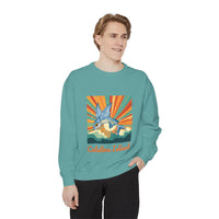 Load image into Gallery viewer, Catalina Island Unisex Garment-Dyed Sweatshirt, Vintage Style, Cozy Apparel, Beachwear, Travel Gift, Summer Vibes
