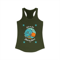 Load image into Gallery viewer, Surf-Inspired Women's Racerback Tank Top, Beachwear, Summer Fashion, Vacation Top, Gift for Surfers, Casual Summer Style
