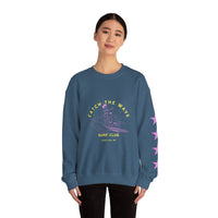 Load image into Gallery viewer, Catch the Wave Unisex Crewneck Sweatshirt – Cozy, Beachy Vibes, Ideal for Surfers, Perfect for Casual Outings, Gifts for Ocean Lovers
