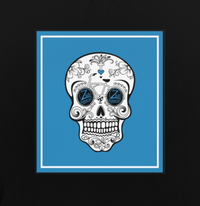 Load image into Gallery viewer, Zia Blue Skull Unisex Triblend Tee
