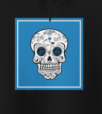 Load image into Gallery viewer, Zia Blue Skull Unisex Heavy Blend™ Hooded Sweatshirt
